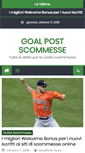 Mobile Screenshot of goalpost.it